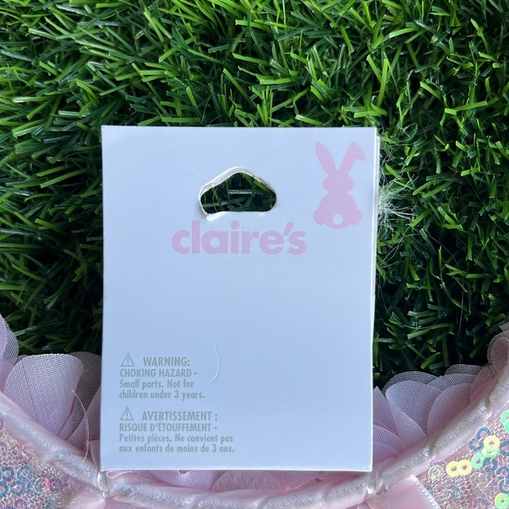 CLAIRES Classic Pink Bunny Ears Headband Costume Dress Up ( x2) - Picture 4 of 6